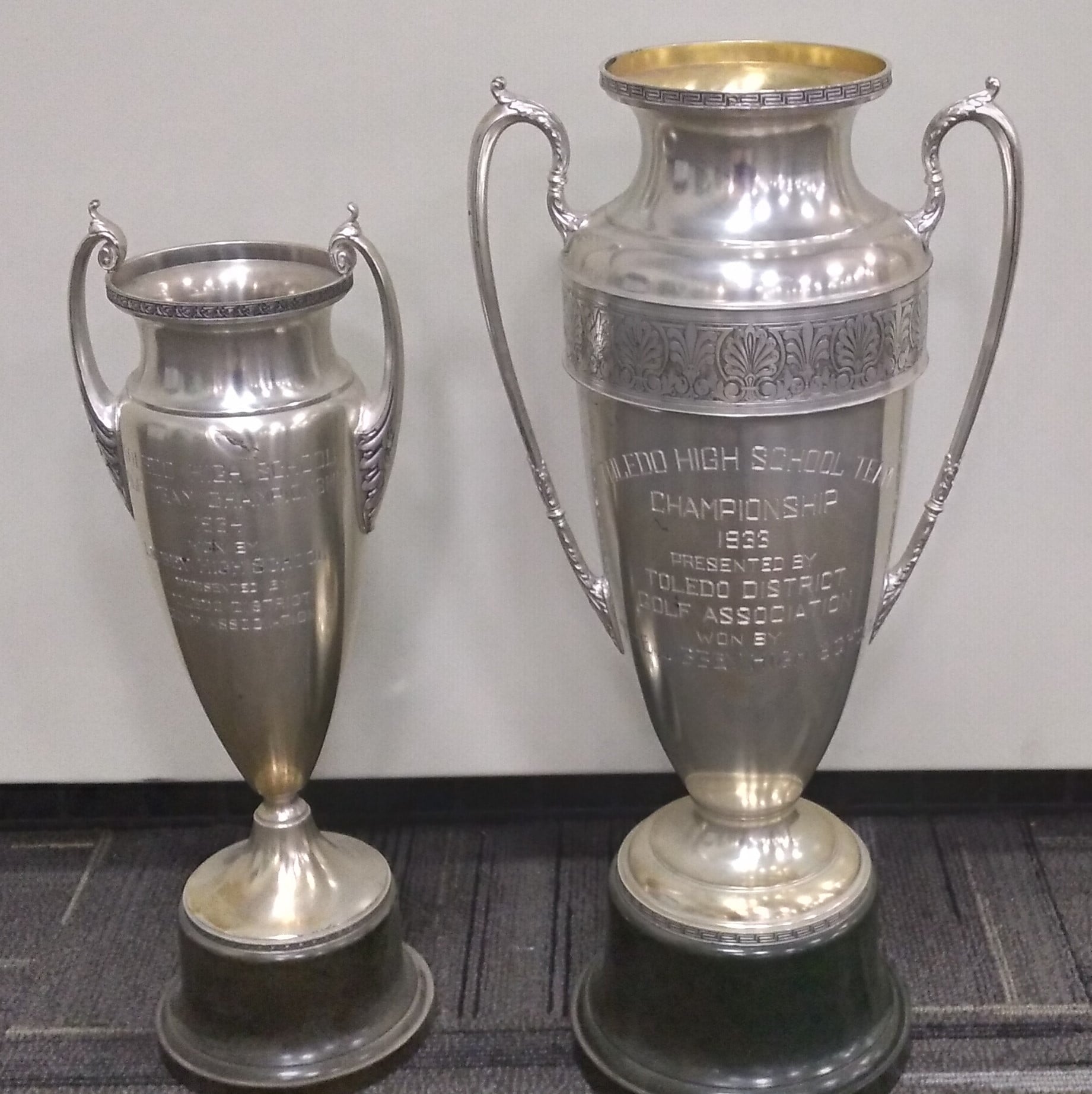 1933-1934 Trophies