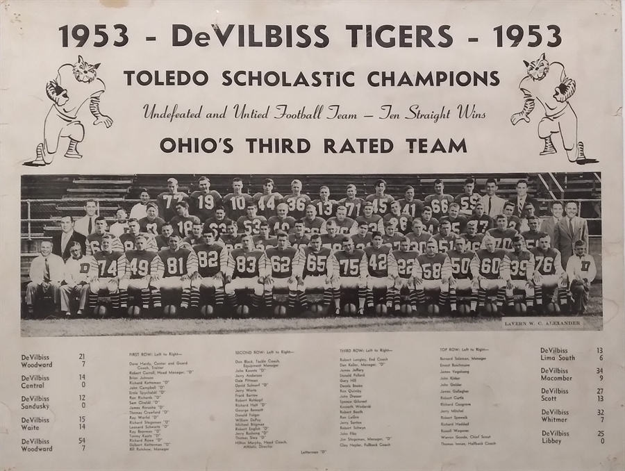 DeVilbiss Football '53