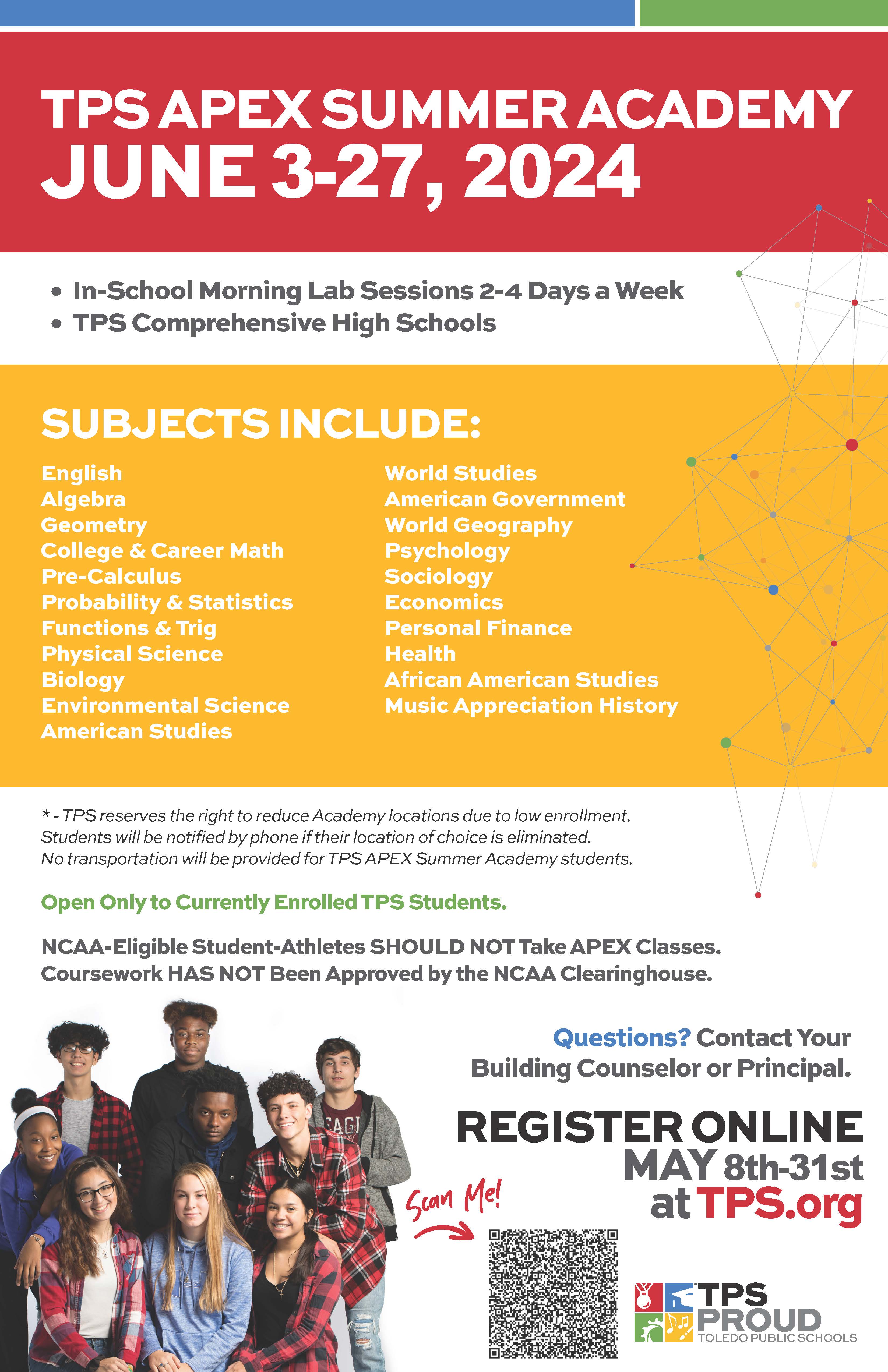 TPS APEX SUMMER ACADEMY 