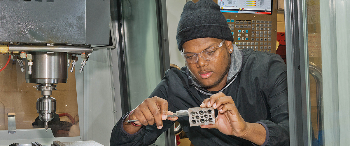 Student Machining in Manufacturing