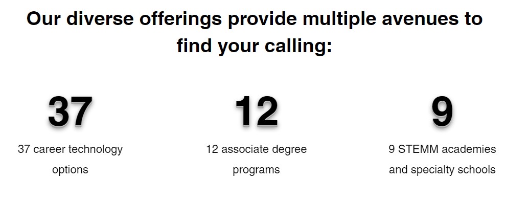 Our diverse offerings provide multiple avenues to find your calling: