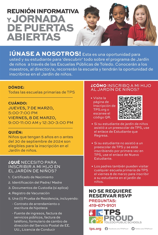 Kindergarten Flyer 2024