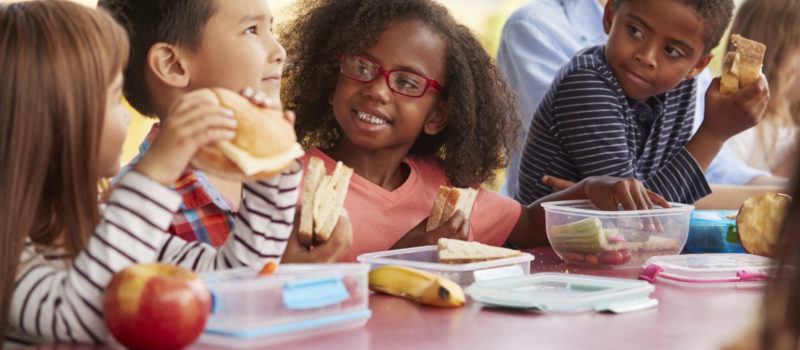 Kids at lunch